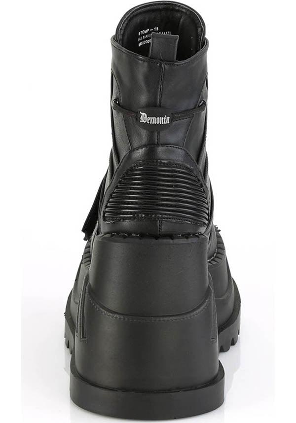 STOMP-13 [Black] | PLATFORM BOOTS [PREORDER] - Image 4