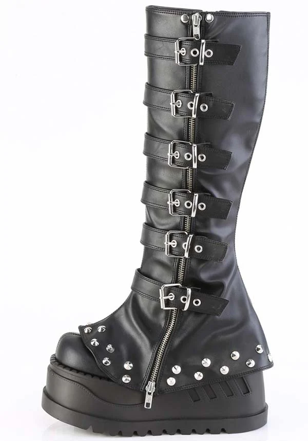 STOMP-223 [Black] | PLATFORM BOOTS [PREORDER] - Image 3