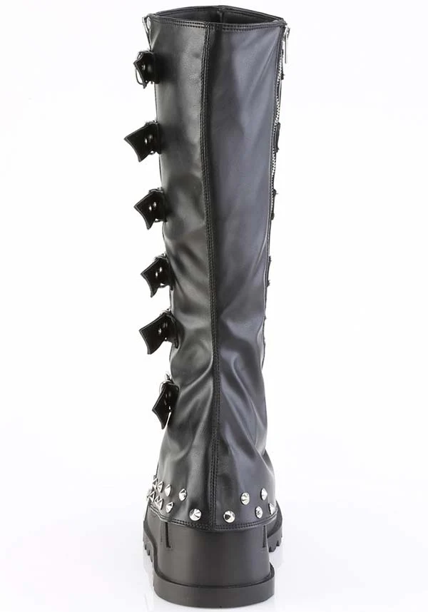 STOMP-223 [Black] | PLATFORM BOOTS [PREORDER] - Image 4