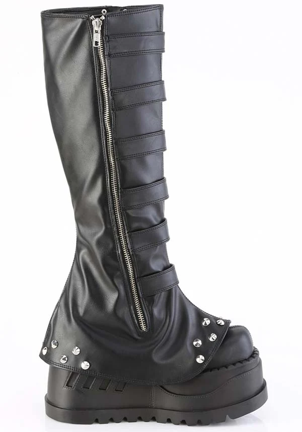 STOMP-223 [Black] | PLATFORM BOOTS [PREORDER] - Image 5