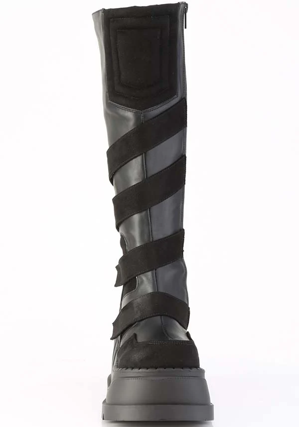 STOMP-228 [Black] | PLATFORM BOOTS [PREORDER] - Image 2