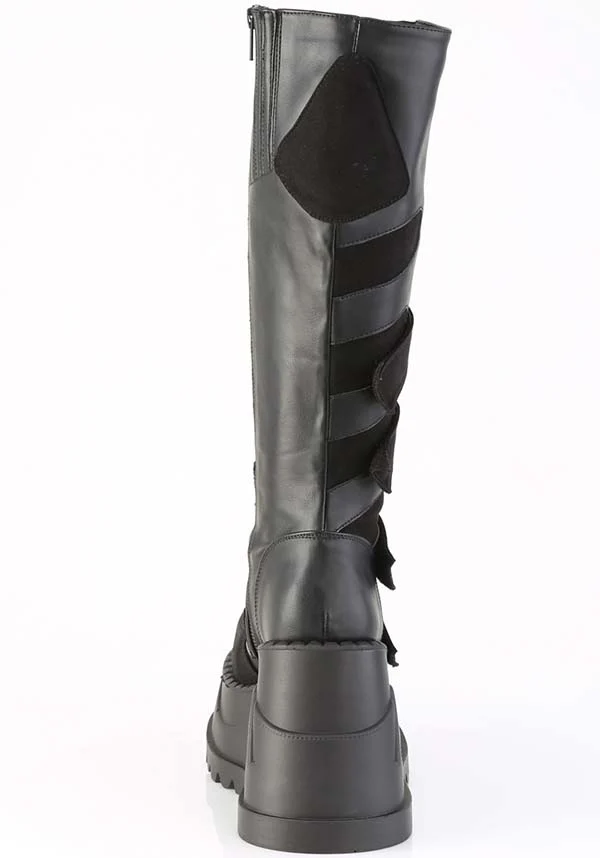 STOMP-228 [Black] | PLATFORM BOOTS [PREORDER] - Image 3