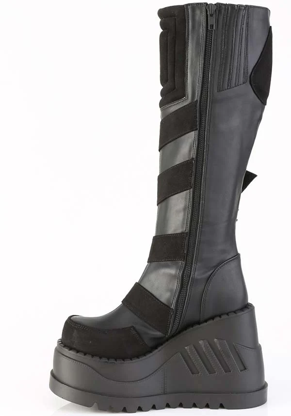 STOMP-228 [Black] | PLATFORM BOOTS [PREORDER] - Image 4