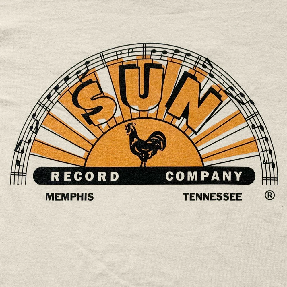 Sun Records | Messy Logo [Cream] T-SHIRT [PREORDER] - Image 2