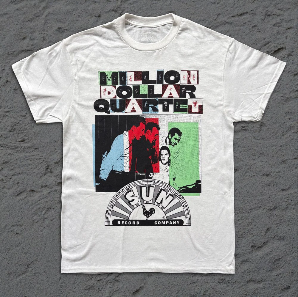 Sun Records x Million Dollar Quartet | [White] T-SHIRT [PREORDER]
