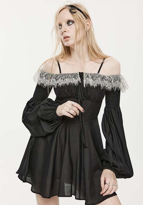 Sweet Girl | OFF-SHOULDER CHIFFON DRESS* - Image 2