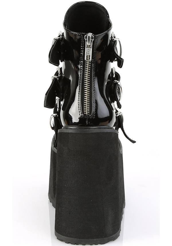 SWING-105 [Black Patent] | PLATFORM BOOTS [PREORDER] - Image 4