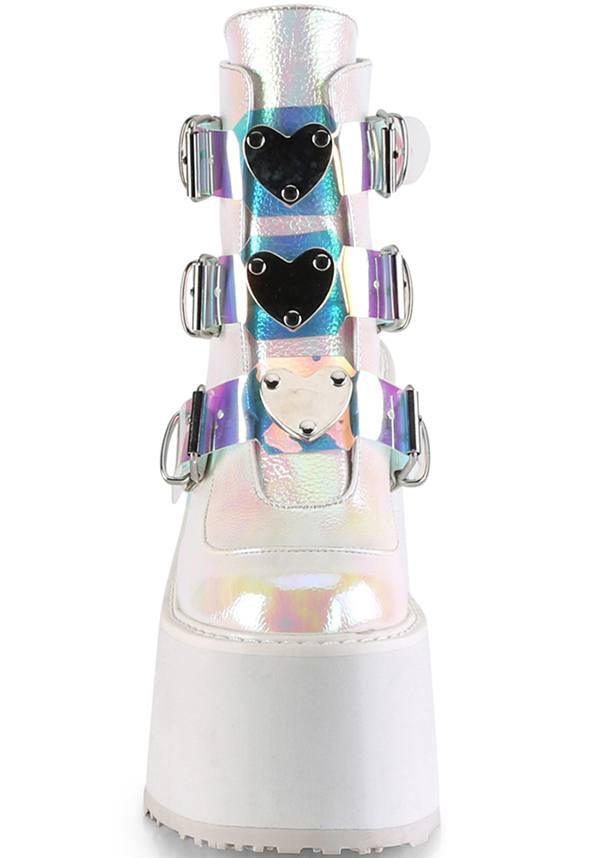 SWING-105 [Pearl Iridescent] | PLATFORM BOOTS [PREORDER] - Image 2