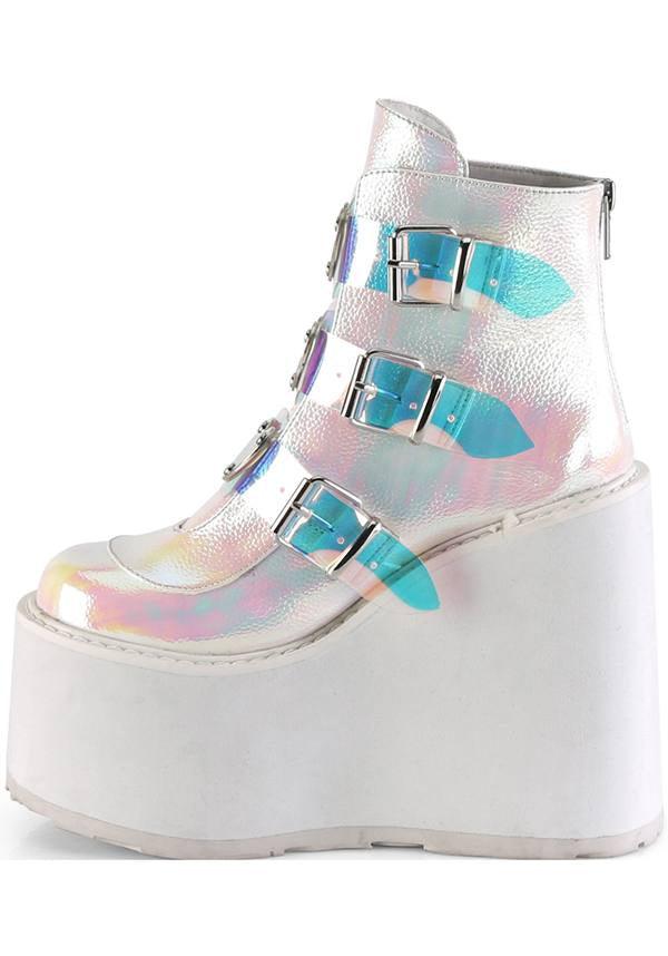 SWING-105 [Pearl Iridescent] | PLATFORM BOOTS [PREORDER] - Image 3