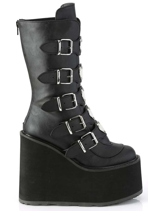 SWING-230 [Black] | PLATFORM BOOTS [PREORDER] - Image 5