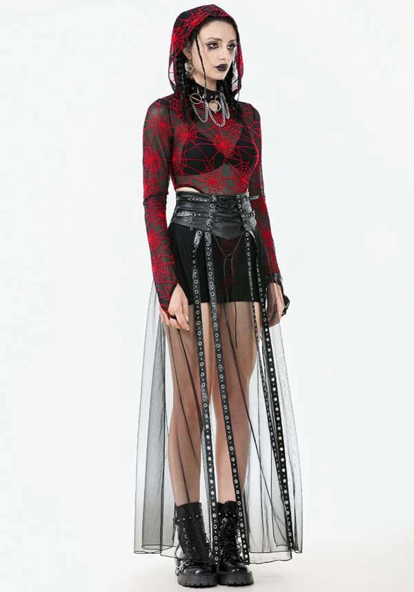 Tangled Up Mesh | MAXI SKIRT - Image 10