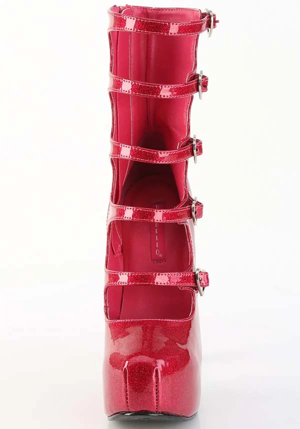TEEZE-23 [Fuchsia] | PLATFORM HEELS [PREORDER] - Image 3