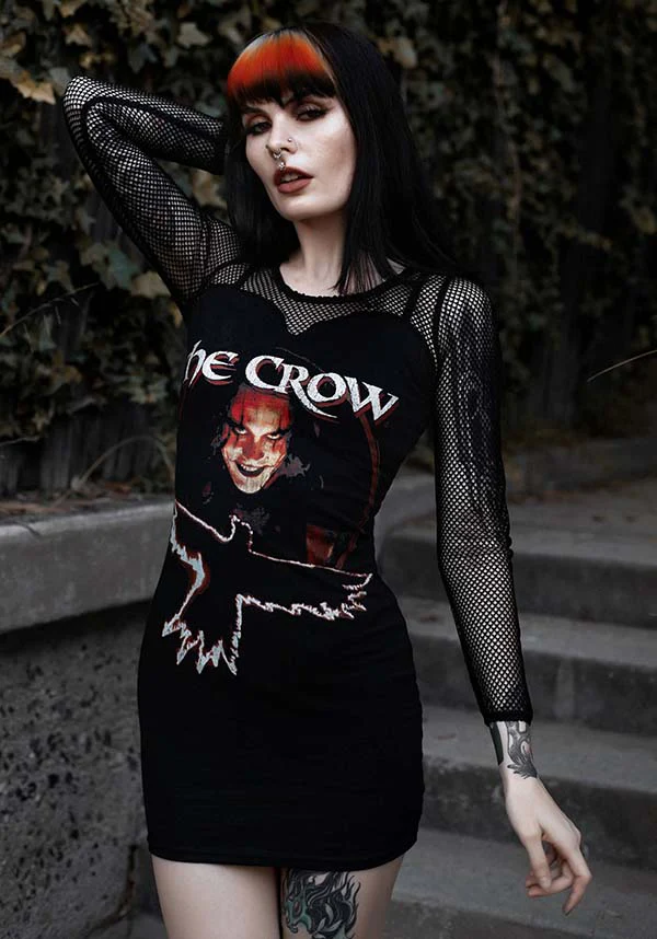 The Crow | FISHNET DRESS*