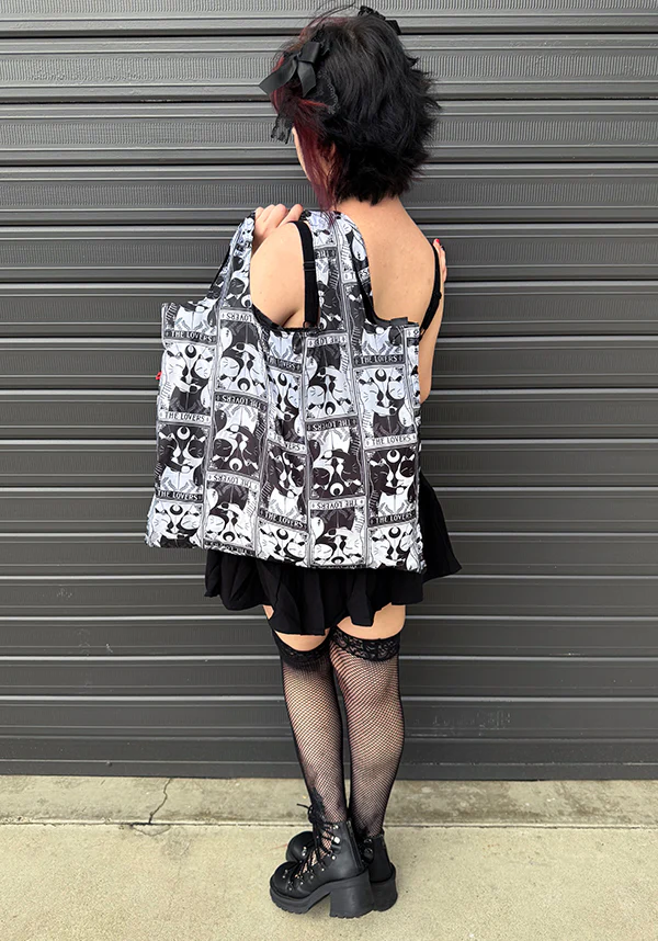 The Lovers Tarot | REUSABLE TOTE BAG - Image 4
