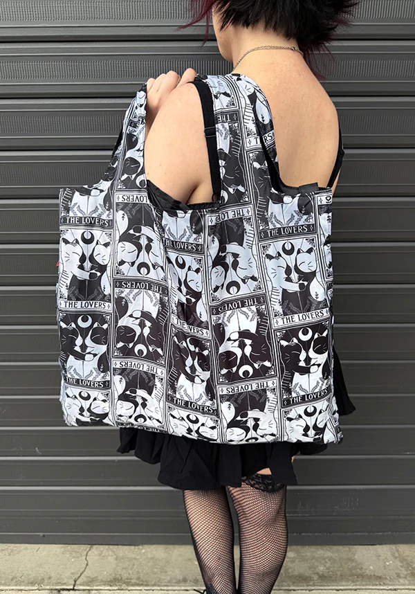 The Lovers Tarot | REUSABLE TOTE BAG - Image 6
