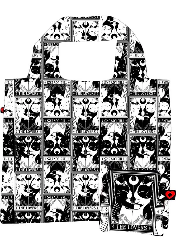 The Lovers Tarot | REUSABLE TOTE BAG - Image 8