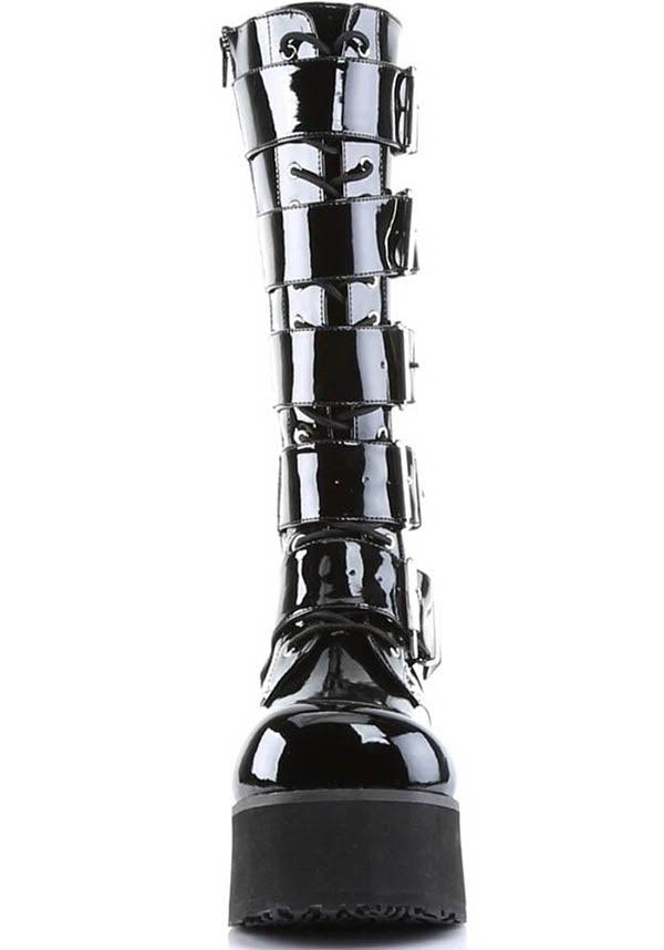 TRASHVILLE-518 [Black Patent] | BOOTS [PREORDER] - Image 2