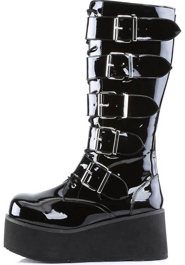 TRASHVILLE-518 [Black Patent] | BOOTS [PREORDER] - Image 3