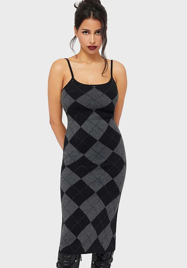 Twilight Argyle | MIDI DRESS - Image 2