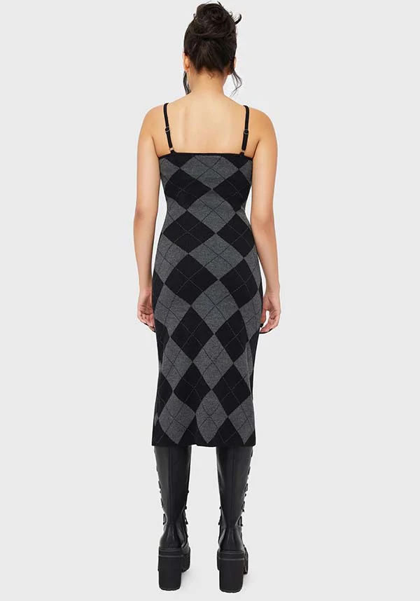 Twilight Argyle | MIDI DRESS - Image 3