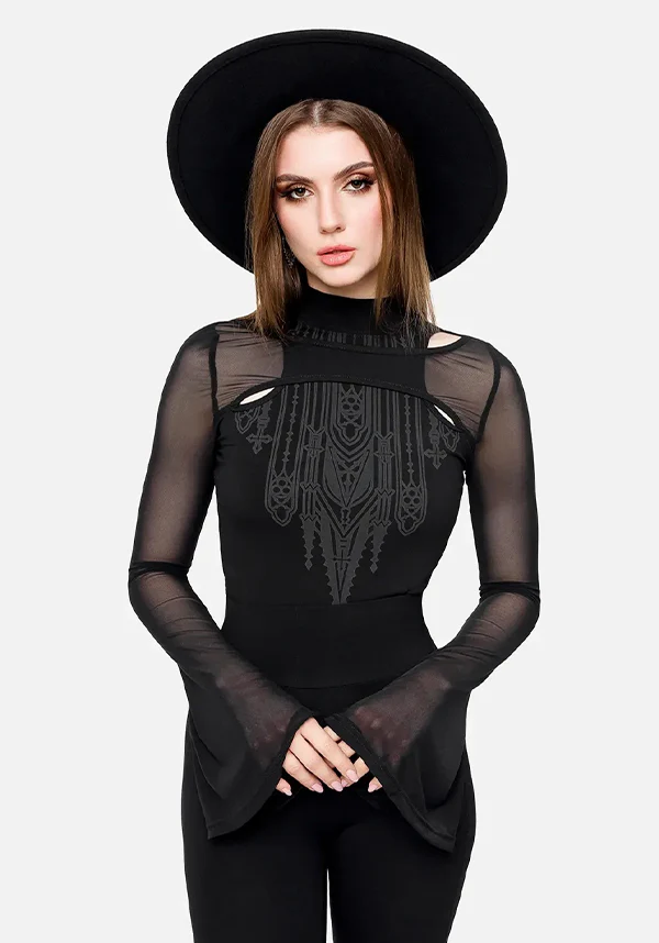 Umbra |  LONG SLEEVE TOP*