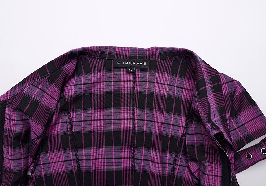 Uriah Tartan [Magenta/Black] | SHIRT* - Image 10