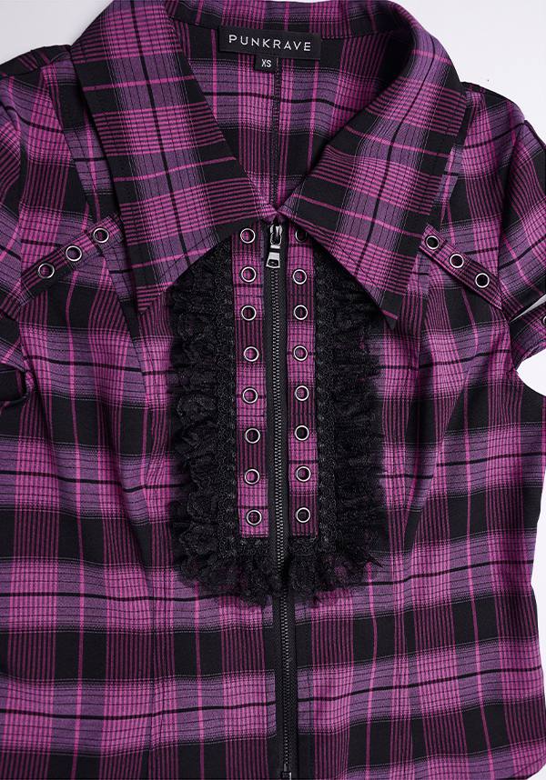 Uriah Tartan [Magenta/Black] | SHIRT* - Image 13