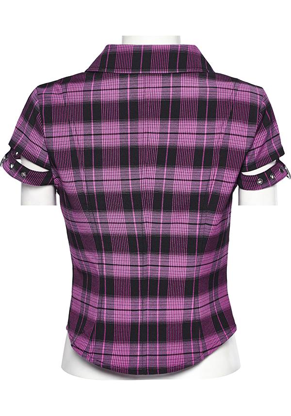 Uriah Tartan [Magenta/Black] | SHIRT* - Image 8