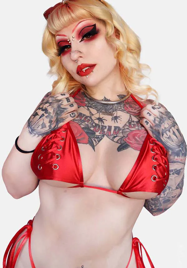 Vixen [Red] Micro | BIKINI BOTTOMS* - Image 5