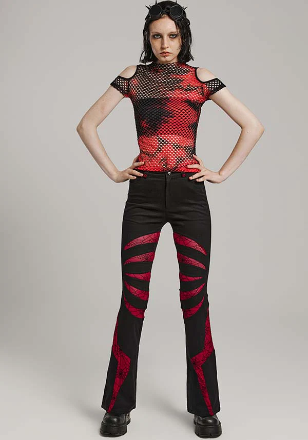 Webbed Angel [Black/Red] | FLARES* - Image 7