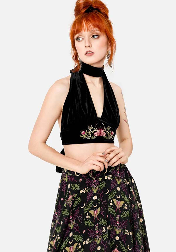 Woodland Bloom | HALTERNECK TOP - Image 12
