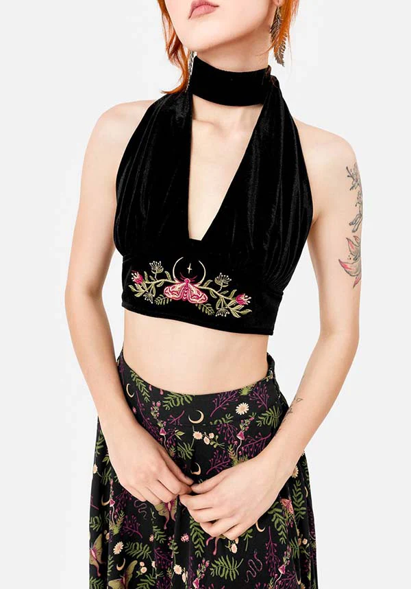 Woodland Bloom | HALTERNECK TOP - Image 14