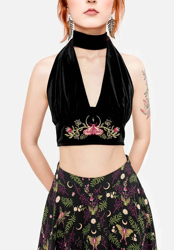 Woodland Bloom | HALTERNECK TOP - Image 15
