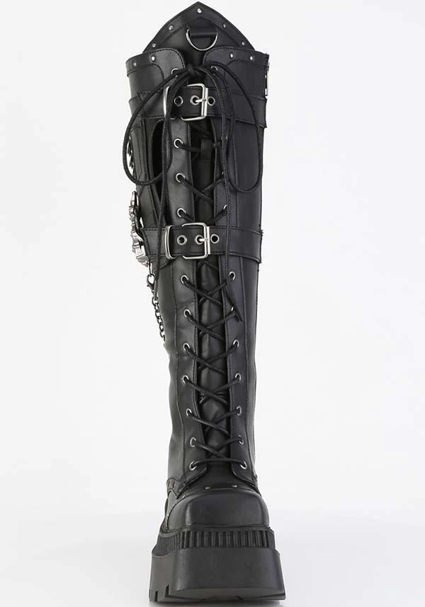 Wrath-205 [Black] | PLATFORM BOOTS [PREORDER] - Image 2