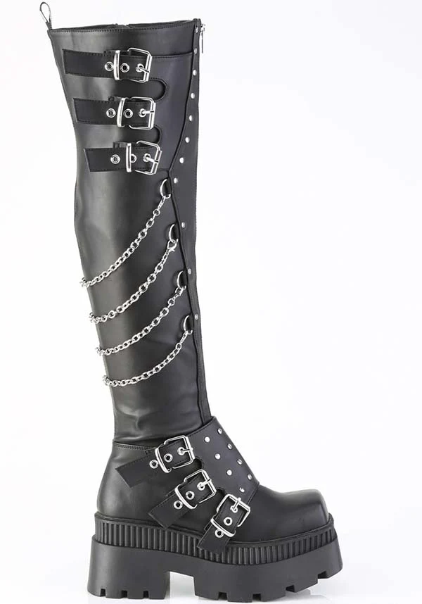 WRATH-310 [Black] | PLATFORM BOOTS [PREORDER] - Image 4