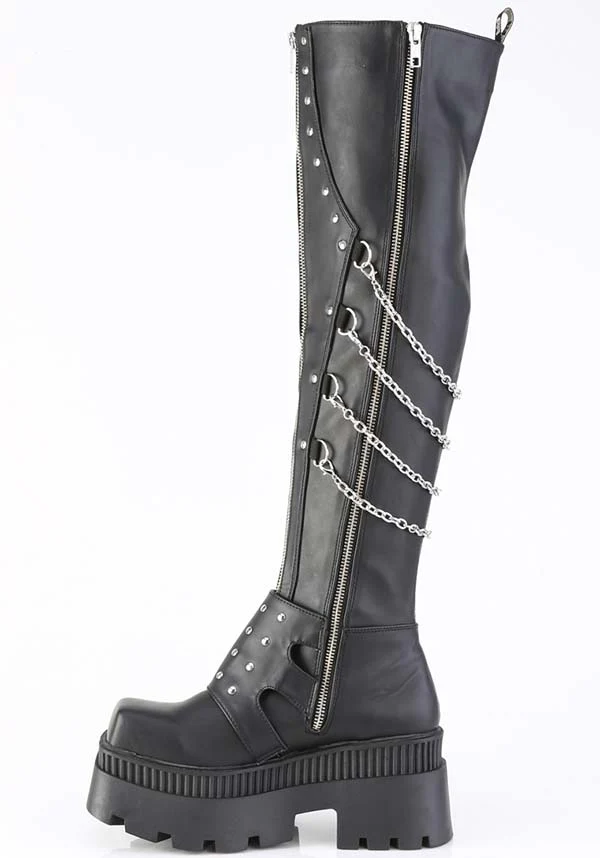 WRATH-310 [Black] | PLATFORM BOOTS [PREORDER] - Image 5