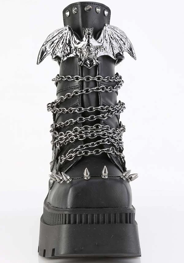 Wrath-55 [Black] | PLATFORM BOOTS [PREORDER] - Image 2