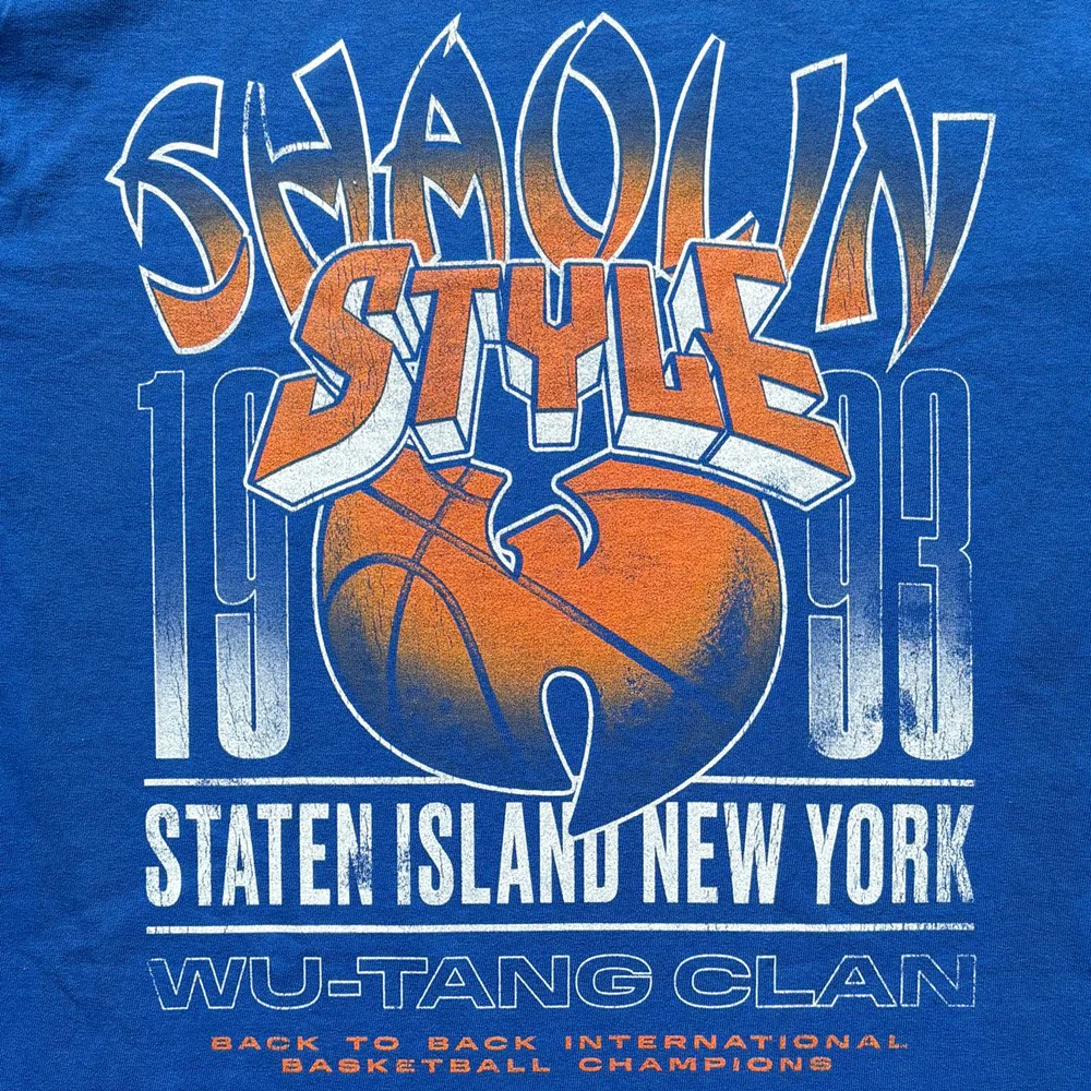 Wu-Tang Clan | BBall Shaolin NY [Royal Blue] T-SHIRT [PREORDER] - Image 2