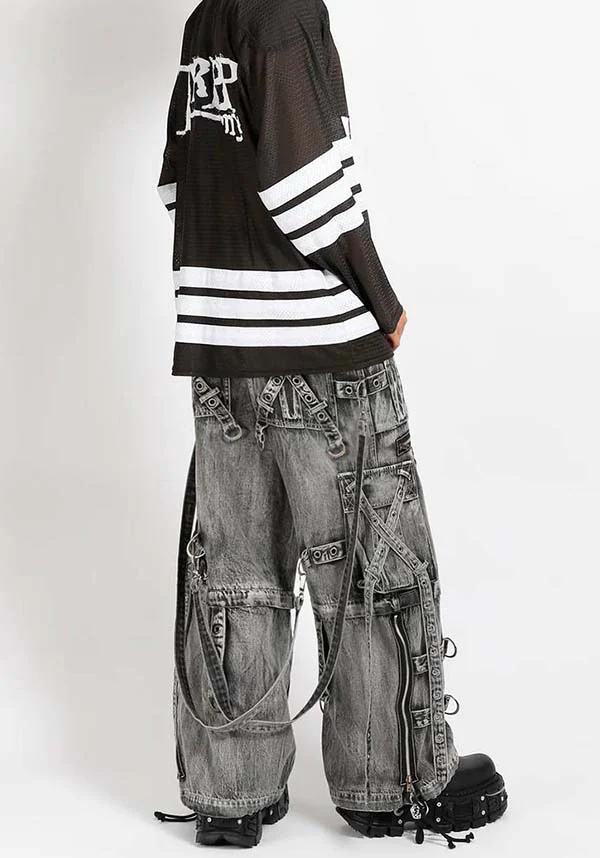 X-Strap [Fog Wash Denim] | PANTS - Image 7