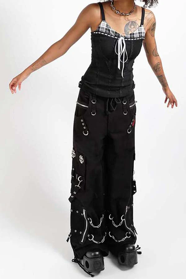 X-Strap [Black Denim] | PANTS - Image 4