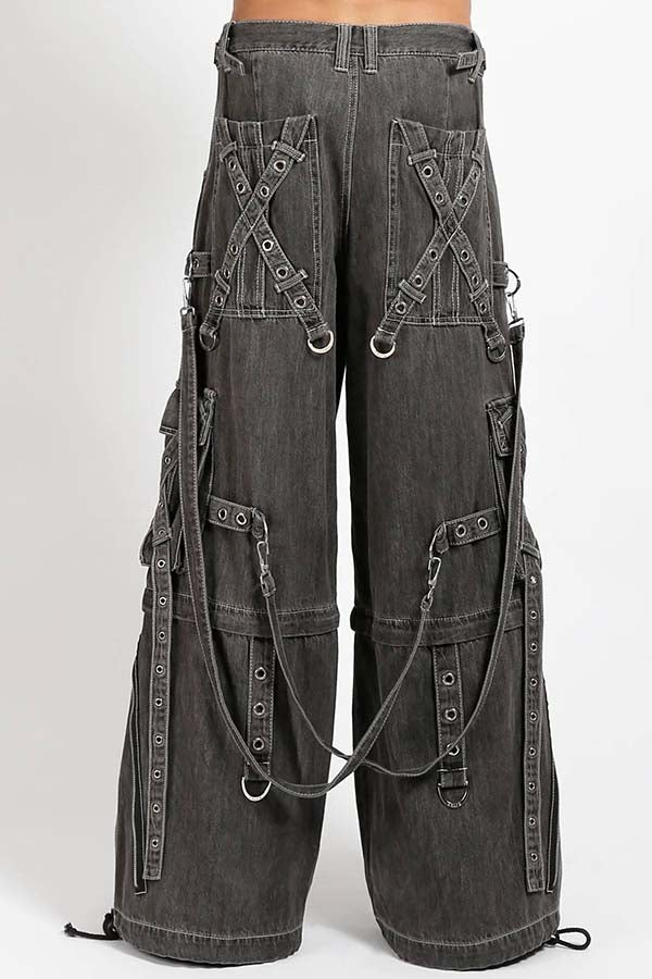 X-Strap [Black Denim] | PANTS - Image 7