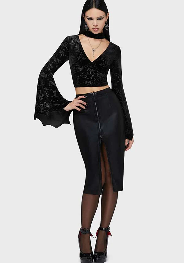 Yours Cruelly | BAT SLEEVE TOP - Image 3